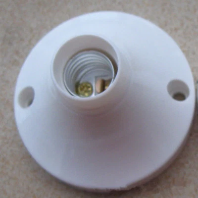 Small Edison Screw Socket SES E14 Batten Light Bulb Holder Lamp Surface Fixing - Image 1 of 4