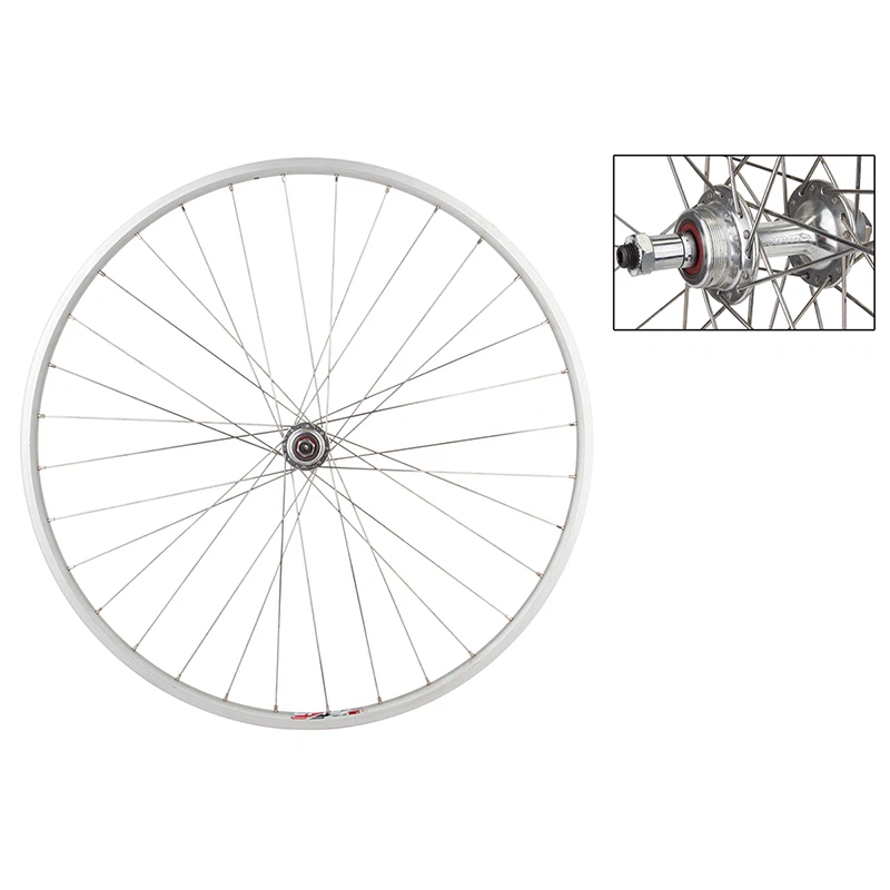 Weinmann LP18 Rear Road Bike Wheel 700c Origin8 QR 5-7 Speed 36h Hub SILVER - Image 1 of 1