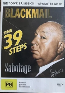 DVD: Blackmail + The 39 Steps + Sabotage - Hitchcock' s Classics (3 Movie Set) - Picture 1 of 3
