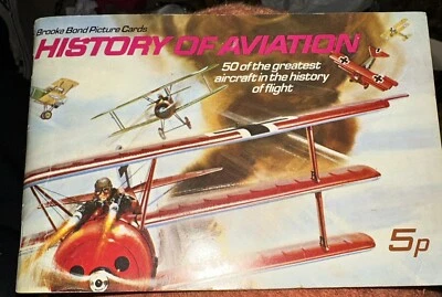 History Of aviation Brooke bond cards album complete - Image 1 of 4