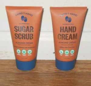 Hand In Hand Two 2 Oz Sugar Scrub Almond Creme Hand Soap - Picture 1 of 1