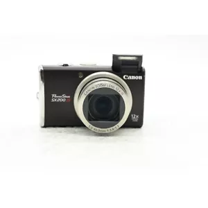 Canon PowerShot SX200 lS Digital Camera 12.1 MP 12x Optical Zoom CCD - Picture 1 of 12