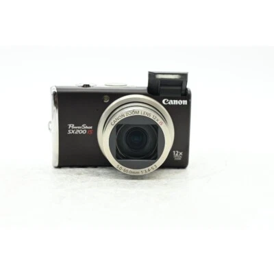 Canon PowerShot SX200 lS Digital Camera 12.1 MP 12x Optical Zoom CCD - Image 1 of 4