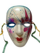 Authentic New Orleans Mardi Gras Ceramic Mask- Real Mask. Louisiana  Art
