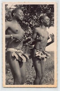 República Centroafricana - DESNUDO ÉTNICO - bailarines M'Baka-Mandja - Publ. R. Paulea - Imagen 1 de 2