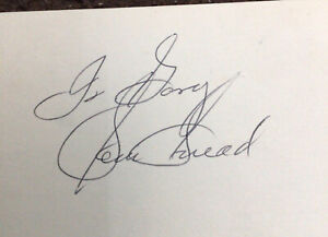 Sam Snead Signed/Autographed 3x5 Index Card