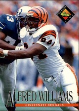 1994 Pro Line Live Football Card #174 Alfred Williams