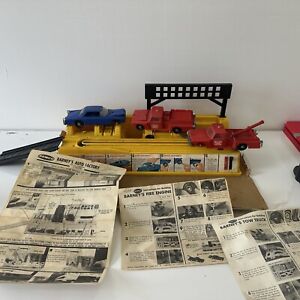 Remco Barney's Auto Factory Cars Vintage 1964  As-Is For Parts - Project READ