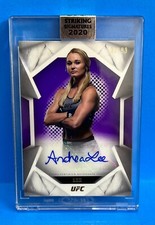 Andrea Lee 2020 Topps UFC Striking Signatures #STS-AL Purple /99 Auto  NM+