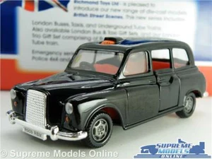 AUSTIN FX4 MODEL LONDON TAXI CAR BLACK CAB 1:36 SCALE RICHMOND K8 - Picture 1 of 5