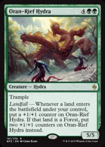 ORAN-RIEF HYDRA NM Battle For Zendikar MTG Green - Hydra Rare - Picture 1 of 1