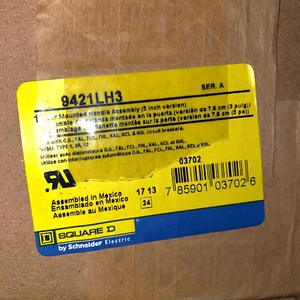 SQUARE D 9421LH3 MOUNTED HANDLE ASSEMBLY BLACK NEW IN BOX READY TO SHIP - Picture 1 of 1