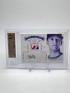 2011 Panini National Treasures Buster Posey Patch Auto /7 #12 BGS 9.5 NB1