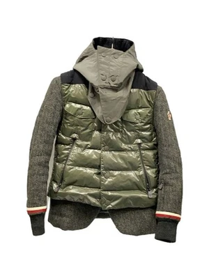 MONCLER GRENOBLE HAYWARD GIUBBOTTO Down Jacket 0 Wool GRY 102 097 41328 02 - Image 1 of 4