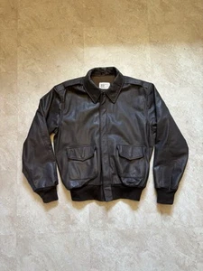 Vintage Branded Garments Men’s Jacket Flyers Leather Type A2 Size 46L - Picture 1 of 8