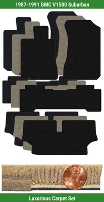 定制豪华地毯垫套装适用于 1987 - 1991 年 GMC V1500 Suburban (4 件) #QDI — 第 1/4 张图片