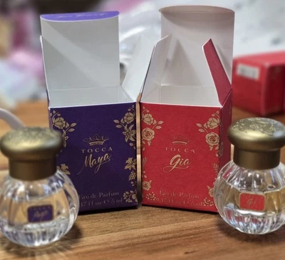 Paquete de 2 eau de parfum para mujer Tocca Maya Gia, / 0,17 oz - nuevo en caja Foto 1 de 2