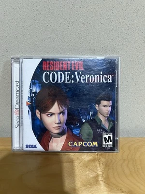 Resident Evil Code Veronica Sega Dreamcast 2000 Tested CIB COMPLETE W MANUAL - Image 1 of 4