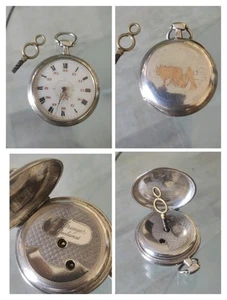 Ancienne Montre Gousset Coq Argent Massif Fonctionne Th.Granger à Quelaines - Imagen 1 de 24