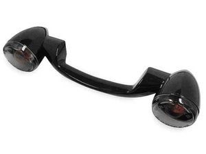 Bikers Choice Rear Turn Signal Bar For Harley-Davidson FLH 1991-2008 Black - Picture 1 of 3