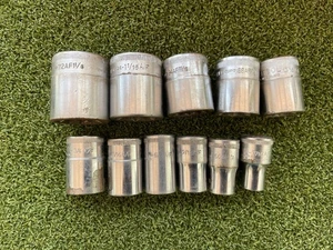 11 X BRITOOL A/F SOCKETS 1/2 INCH DRIVE AS LISTED BLOW - Picture 1 of 3