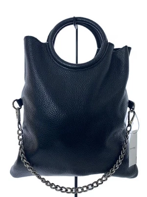 Bolso de hombro LAURA DI MAGGIO de cuero negro Foto 1 de 4