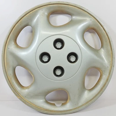 👀 ONE 1997-1998 Saturn S Series # 6009 15" tapacubos cubierta de rueda OEM # 21013027 ✅ Foto 1 de 4