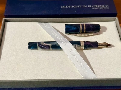Ручка перьевая Visconti Homo Sapiens Midnight in Florence тонкая новая в коробке - Изображение 1 из 4