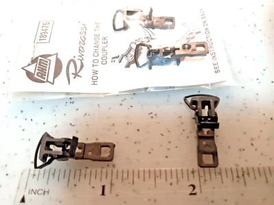 P-189-476 (AKA 189476) 2 PACK EUROPEAN COUPLER 1 & 1/16" LONG  NEW HO SCALE - Image 1 of 4