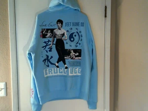 NEW SHOE PALACE "Bruce Lee X Shoe Palace Fleece Hoodie" MEN'S BLUE PO L BLHD305 - Picture 1 of 14