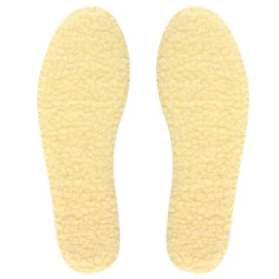 Sheepskin Insoles Men Women Warm Winter Insoles Shoe Inserts Pads for Boots - Image 1 of 4
