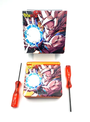MARKENLOS Gameboy Advance SP Case Hülle Gehäuse - Dragonball Edition mit Box