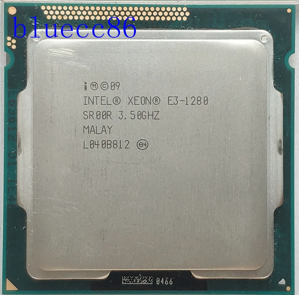 Intel Xeon E3-1280 3.50GHz 8MB QC 95W LGA1155 SR00R CPU Processor - Image 1 of 1