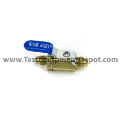 YELLOWJACKET Yellow Jacket 93834 Ball Valve, 1/4" SAE Male Flare x Male Flare