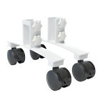 2x feet with wheels for infrared heaters, infrared heating plate holder