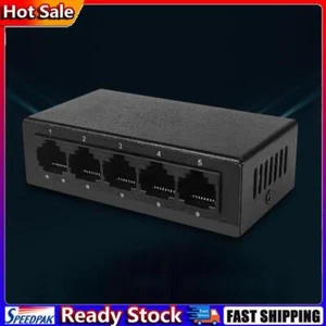 5 Port Gigabit Ethernet Switch Mini Network Switches 10/100/1000Mbps Plug & Play - Picture 1 of 30
