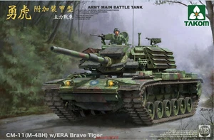Takom 1/35 2091 R.O.C. Army MBT CM-11 (M-48H) Brave Tiger con era - Imagen 1 de 1