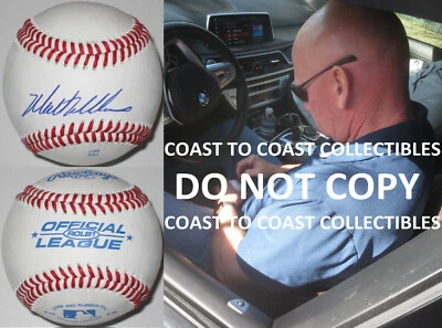 Prueba de béisbol autografiada firmada por Matt Williams Giants Diamondbacks Kia Tigers Foto 1 de 2