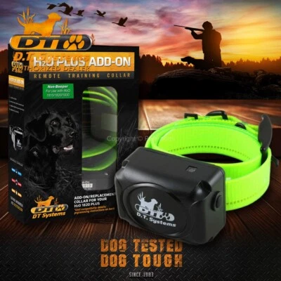 DT Systems H2O 1820 1830 1810 PLUS Add-On Dog Collar MAXX-Range 360° Green Strap - Image 1 of 4