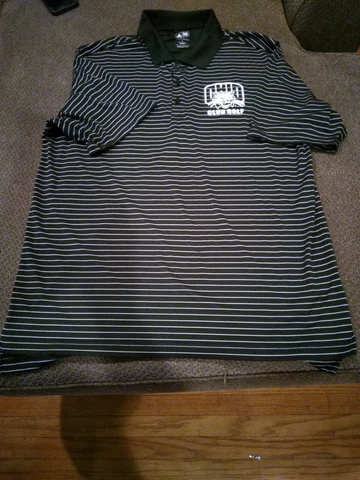 Ohio University Bobcats Club Golf Adidas Golf Shirt Mens L Very Nice Cover