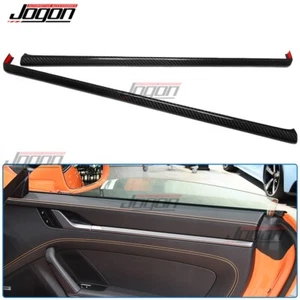 Tira de puerta interior de carbono seco para Porsche 911 992 Carrera GT3 RS 2019-2024 - Imagen 1 de 9