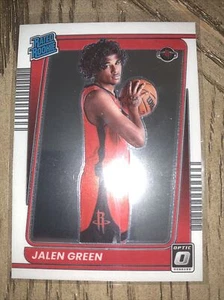 2021-22 Donruss Optic Jalen Green Rated Rookie RC Base - Rockets #159 - Picture 1 of 2