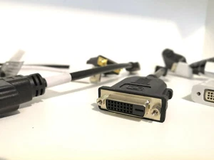 5 x DiaplayPort DP auf DVI  24+1 Markenware: HP, Lenovo, Lindy, Dell , Neuwertig - Bild 1 von 5