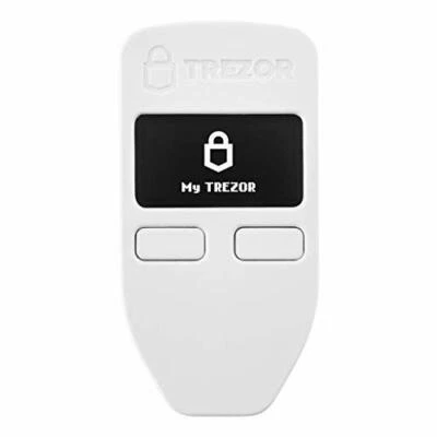 Bitcoin wallet TREZOR Toreza White 76184 fromJAPAN - Image 1 of 3