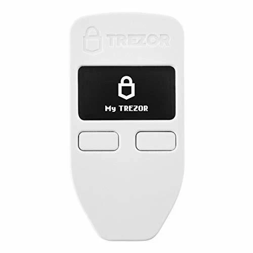 Bitcoin wallet TREZOR Toreza White 76184 fromJAPAN - Image 1 of 3