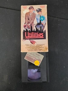 Utilities (1983 VHS) Vestron Video CULT 80's Original Rental Box OOP RARE FILM - Bild 1 von 2