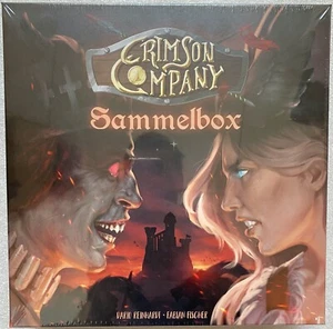 Crimson Company Sammelbox Kennerspiel Fantasy Gioco di Carte Strategia Raccolta - Picture 1 of 12