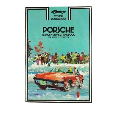 Manual de mantenimiento de servicio de reparación de taller Porsche 914 1970-1975 Clymer A184 Foto 1 de 4