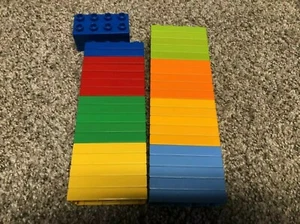 40 placas planas lego duplo 2x4 color mixto (8 colores 5 cada una) - Imagen 1 de 1