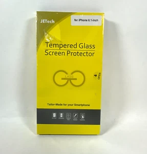 JETech Displayschutzfolie für iPhone 12/12 Pro 6,1", Hartglasfolie, 3er Pack - Bild 1 von 6